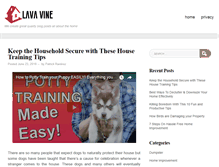 Tablet Screenshot of lavavine.com